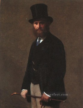 portrait of a man 1634 Painting - Portrait of Edouard Manet 1867 Henri Fantin Latour